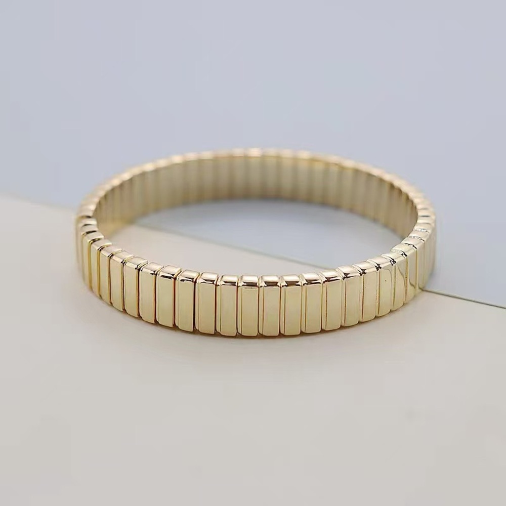 Roxanne Assoulin -  Bit X Bit Gold Stretch Bracelet
